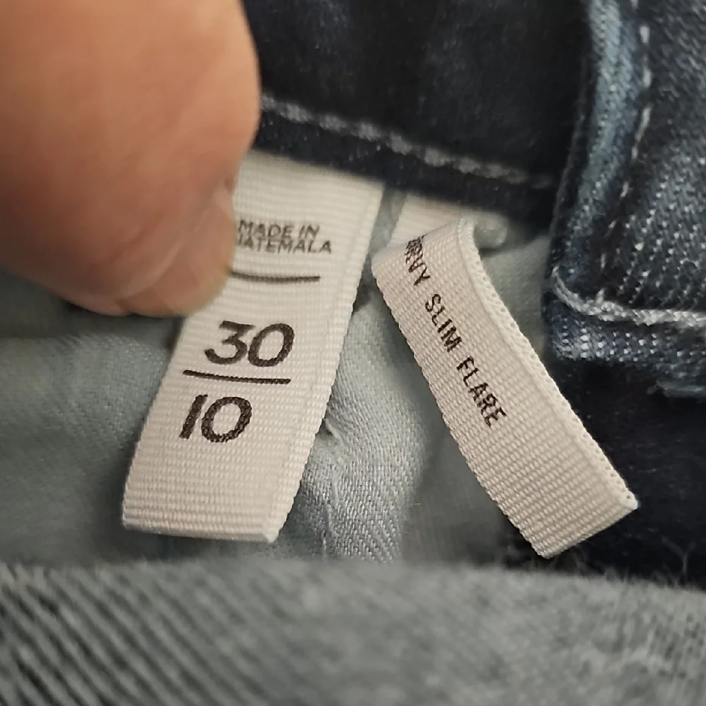 LOFT Dark Indigo Flare Jeans